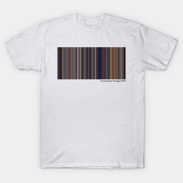 A Clockwork Orange (1971) - Every Frame of the Movie T-Shirt by ColorofCinema